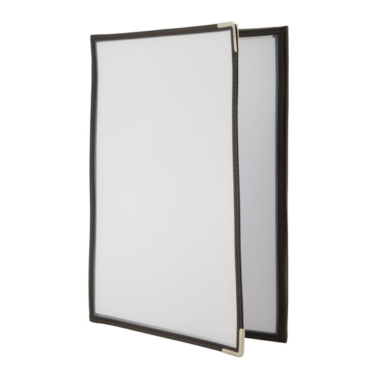 Securit Menu Holders - Crystal - Brown 32x24x1,8cm - Pack of 6