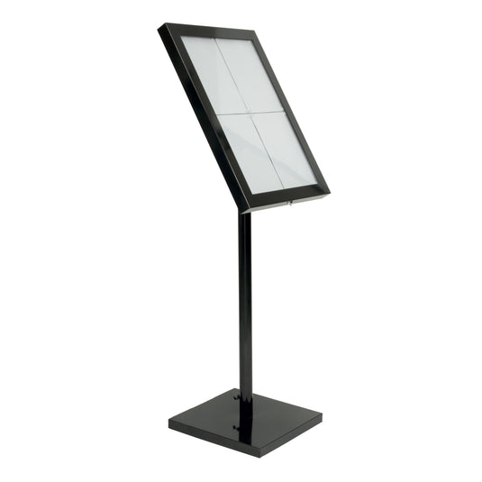 Securit Information Displays - Black Star - Black 138x50x40cm