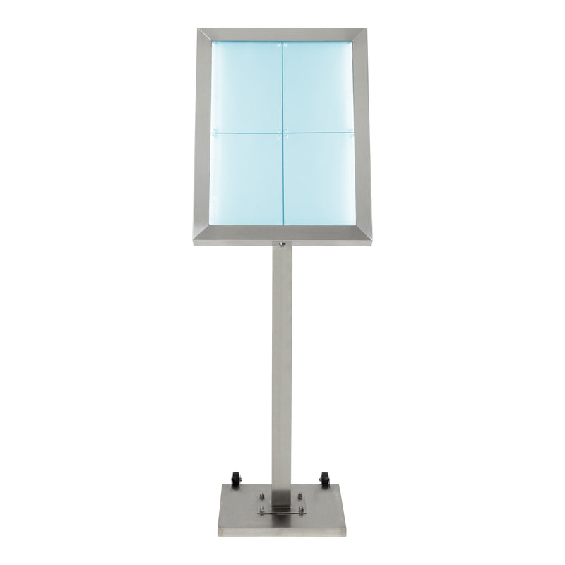 Load image into Gallery viewer, Securit Information Displays - Stainless Steel - Stainless Steel 69,5x52,3x6,5cm
