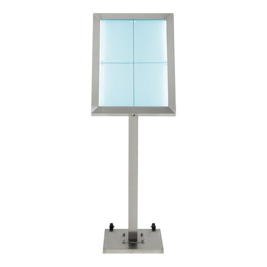 Securit Information Displays - Stainless Steel - Stainless Steel 69,5x52,3x6,5cm