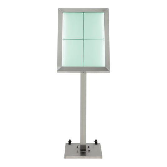 Securit Information Displays - Stainless Steel - Stainless Steel 69,5x52,3x6,5cm