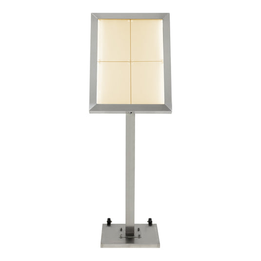 Securit Information Displays - Stainless Steel - Stainless Steel 69,5x52,3x6,5cm