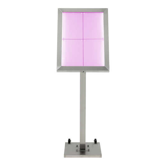 Securit Information Displays - Stainless Steel - Stainless Steel 69,5x52,3x6,5cm