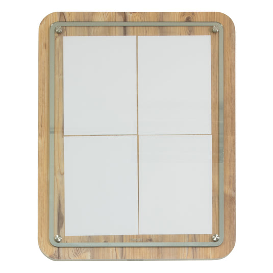 Securit Information Displays - Glass Star - Oak 74,4x57x3cm