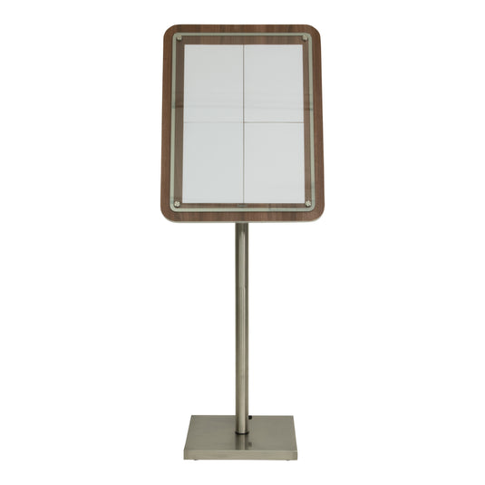 Securit Information Displays - Accessories - Stainless Steel 127x40x40cm