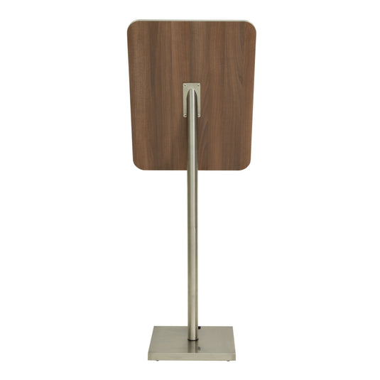 Securit Information Displays - Glass Star - Walnut 74,4x57x3cm