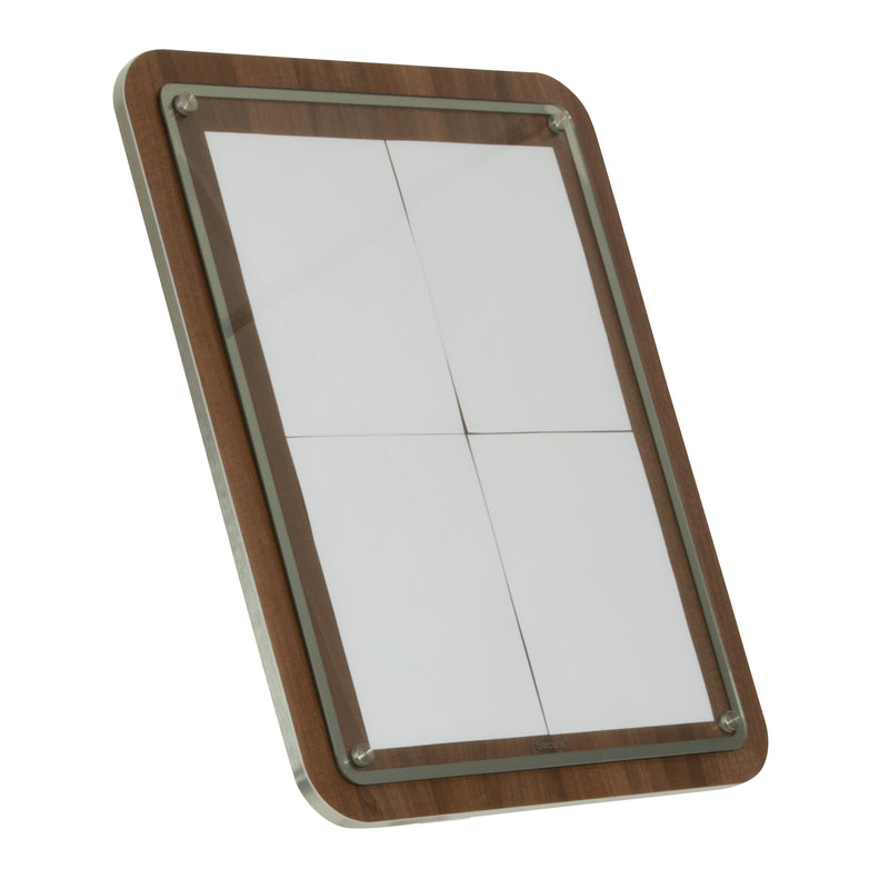 Load image into Gallery viewer, Securit Information Displays - Glass Star - Walnut 74,4x57x3cm
