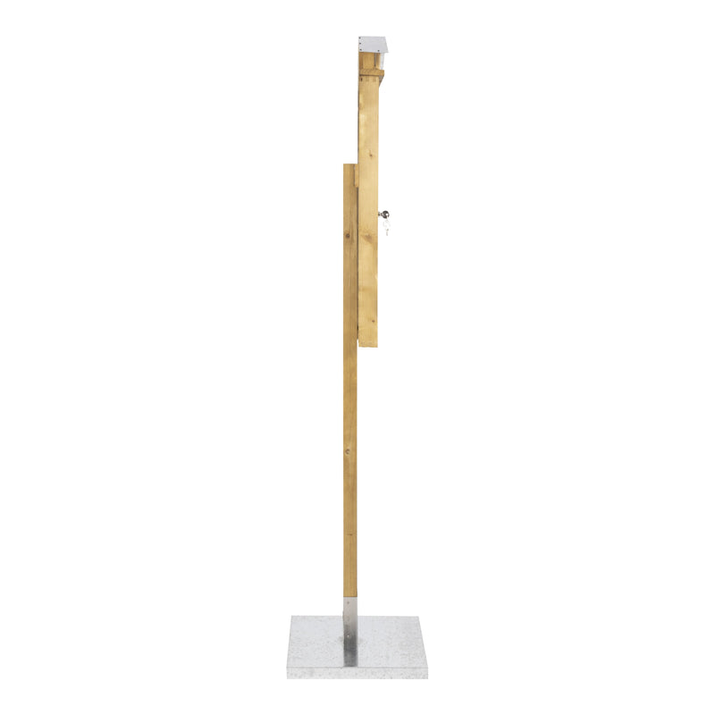 Load image into Gallery viewer, Securit Information Displays - Rustic - Wood, Zinc 184,3x57,5x40,1cm
