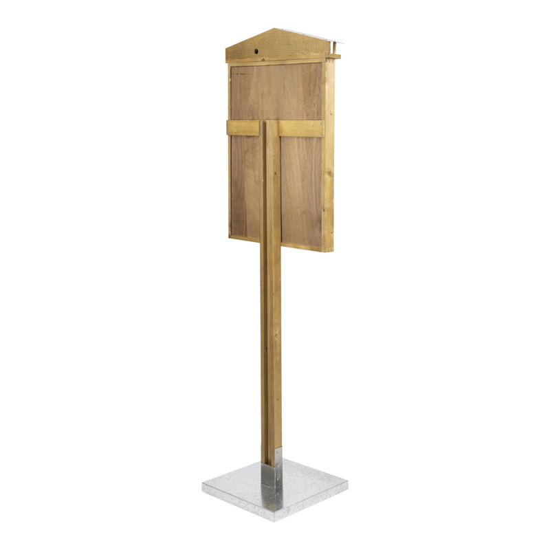 Load image into Gallery viewer, Securit Information Displays - Rustic - Wood, Zinc 184,3x57,5x40,1cm
