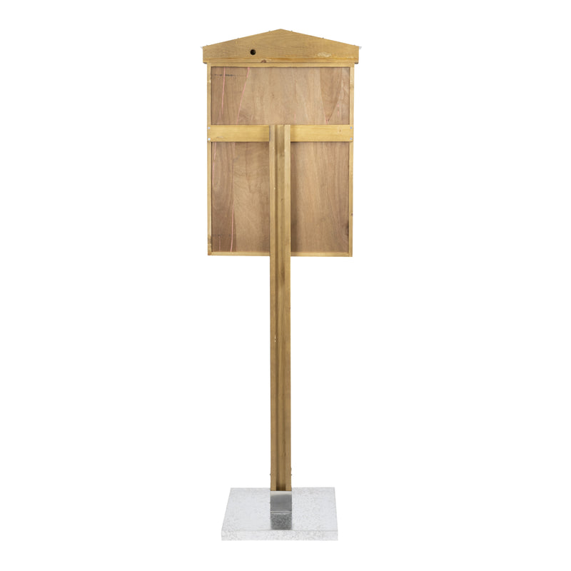 Load image into Gallery viewer, Securit Information Displays - Rustic - Wood, Zinc 184,3x57,5x40,1cm
