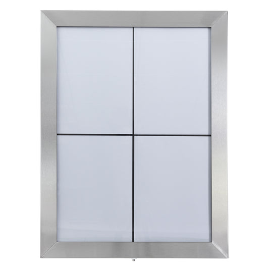 Securit Information Displays - Classic - Stainless Steel 66,7x50,5x5cm