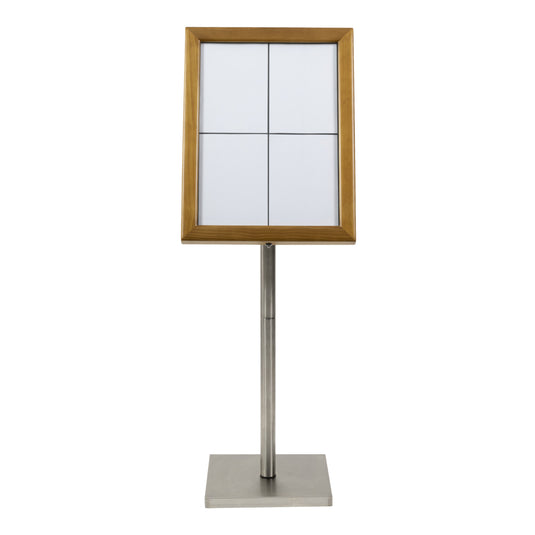 Securit Information Displays - Classic - Teak 69,7x53,3x5,2cm