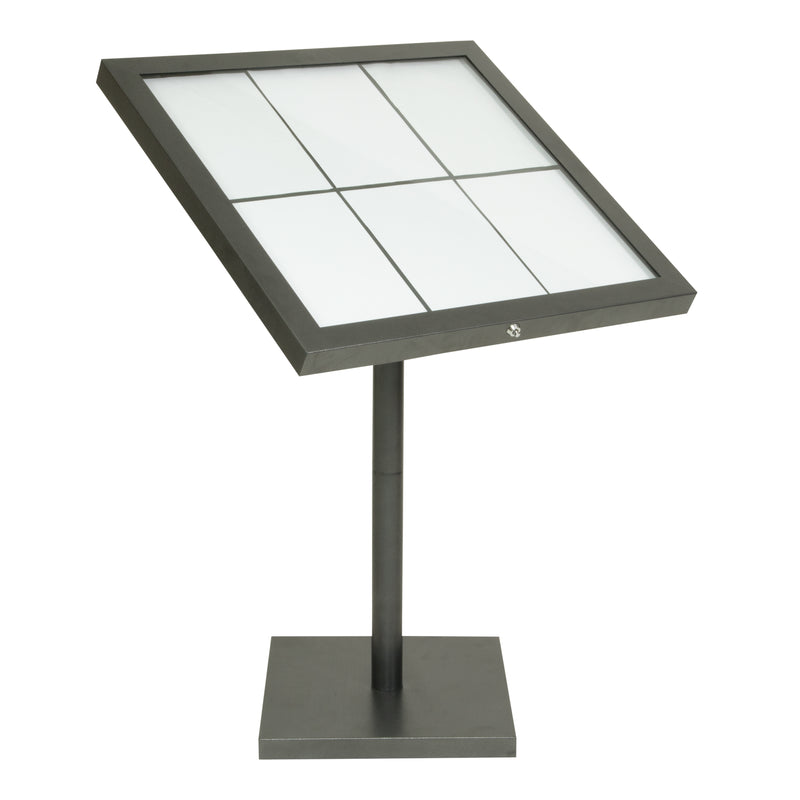 Load image into Gallery viewer, Securit Information Displays - Coated Steel - Gun Grey 95x40x40cm
