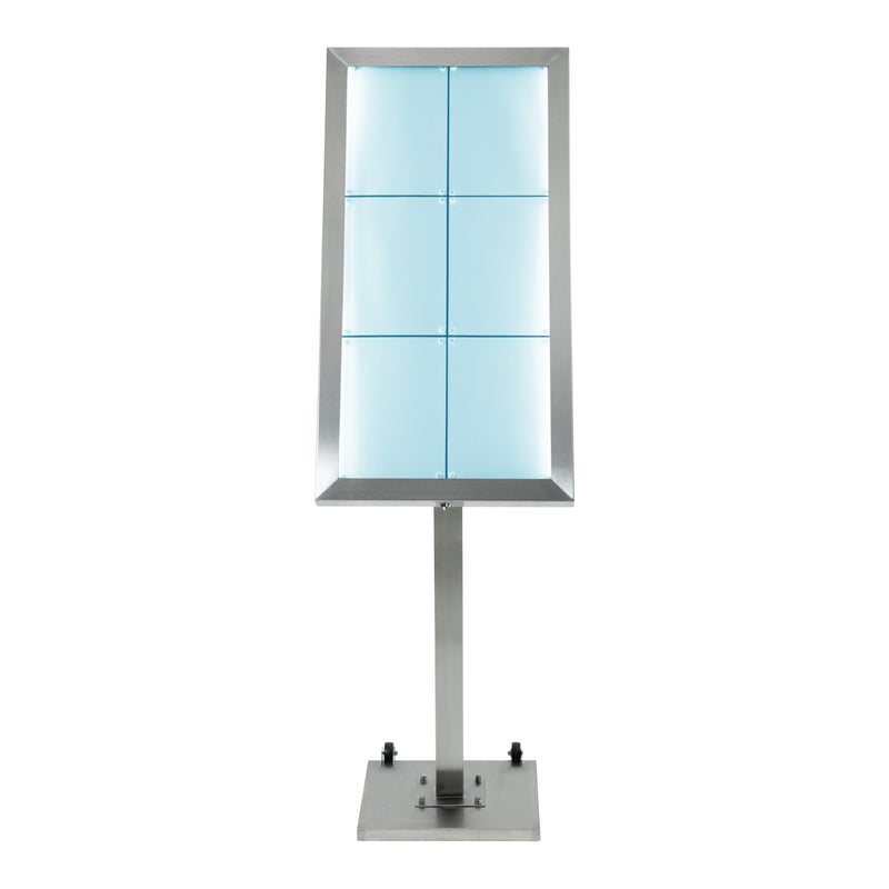 Load image into Gallery viewer, Securit Information Displays - Stainless Steel - Stainless Steel 99x52x5cm
