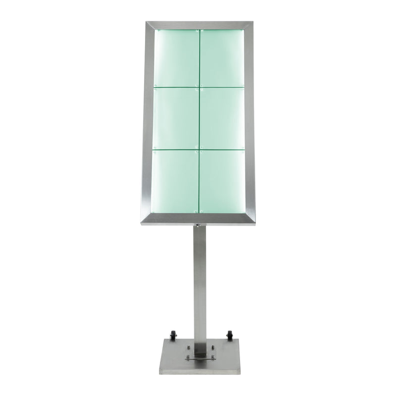 Load image into Gallery viewer, Securit Information Displays - Stainless Steel - Stainless Steel 99x52x5cm
