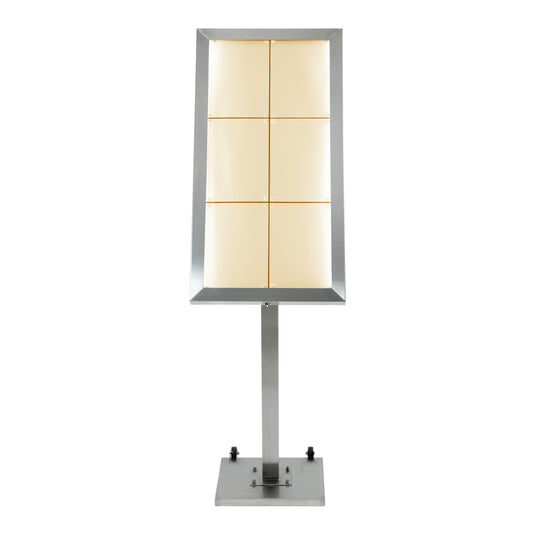 Securit Information Displays - Stainless Steel - Stainless Steel 99x52x5cm