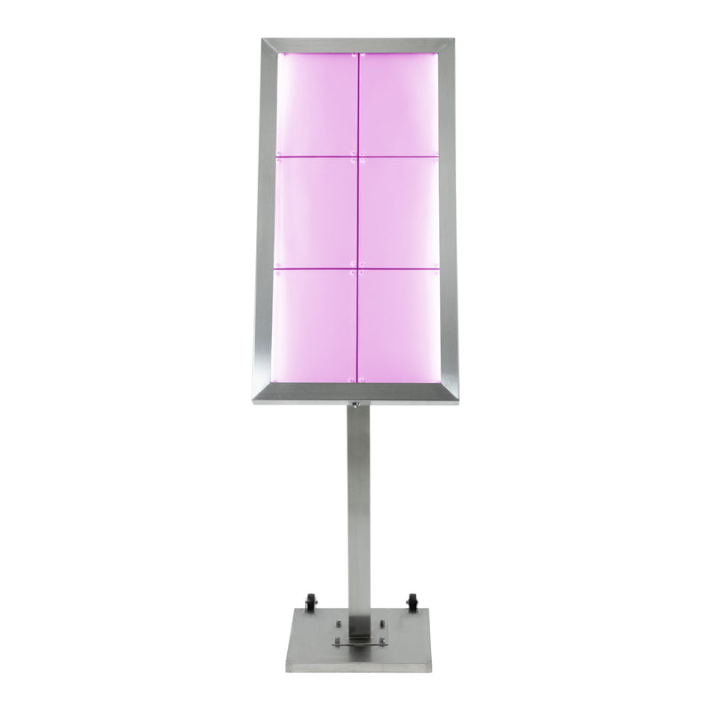 Load image into Gallery viewer, Securit Information Displays - Stainless Steel - Stainless Steel 99x52x5cm
