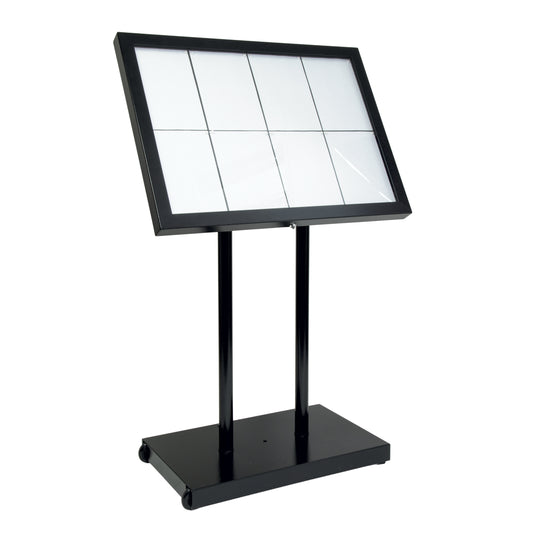 Securit Information Displays - Black Star Xxl - Black 67x92x5,5cm