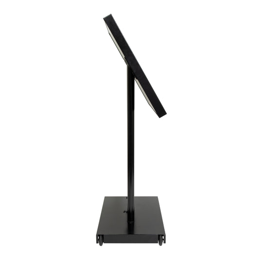 Securit Information Displays - Black Star Xxl - Black 112x6x6cm