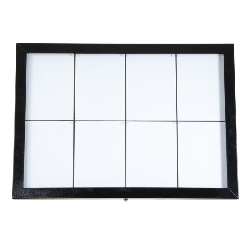 Load image into Gallery viewer, Securit Information Display Set - Black Star XXL 8A4 LED - Display + Poles &amp; Base + Battery

