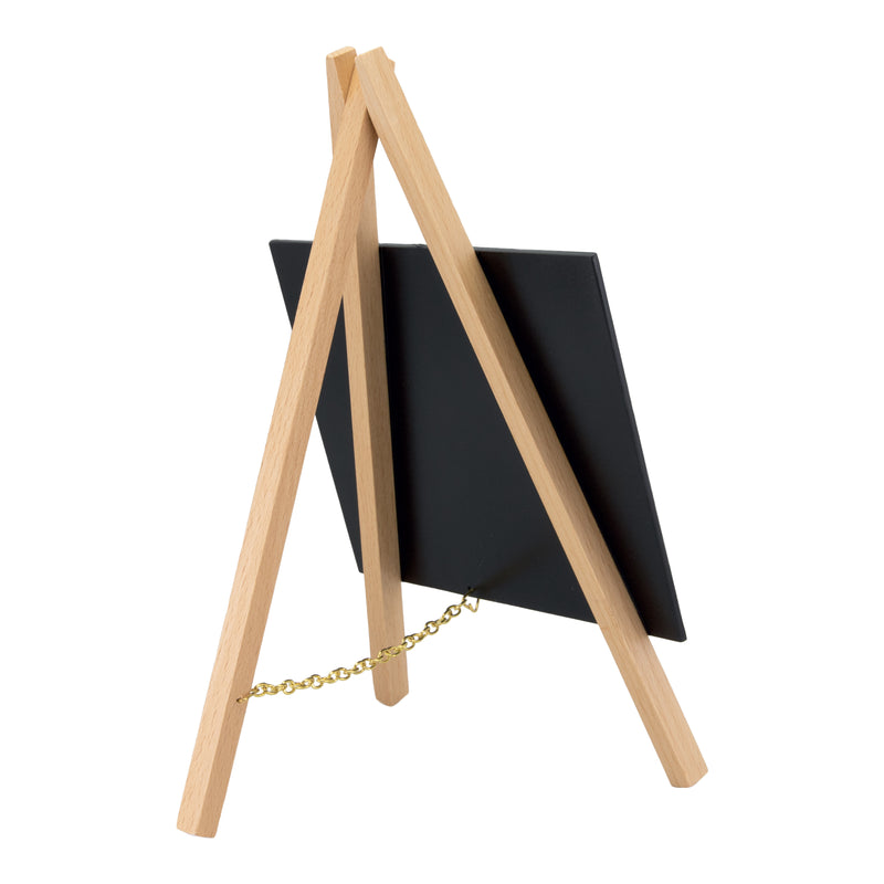 Load image into Gallery viewer, Securit Table Chalkboards - Mini Easel - Beech 24,4x15x13,5cm - Pack of 6
