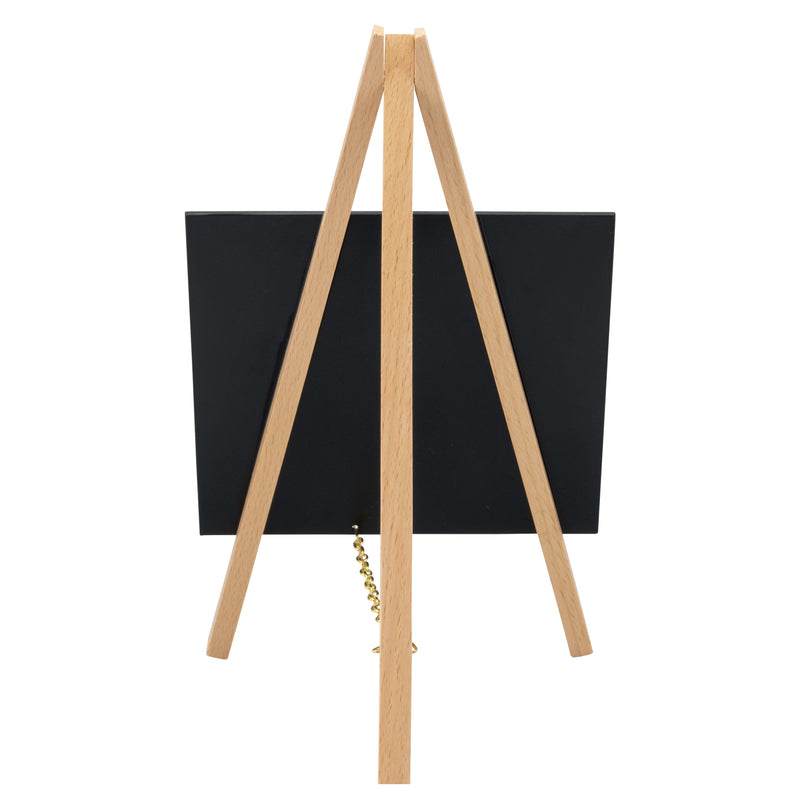 Load image into Gallery viewer, Securit Table Chalkboards - Mini Easel - Beech 24,4x15x13,5cm - Pack of 6

