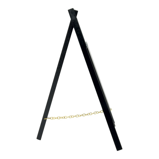 Securit Table Chalkboards - Mini Easel - Black 24,4x15x13,5cm - Pack of 6