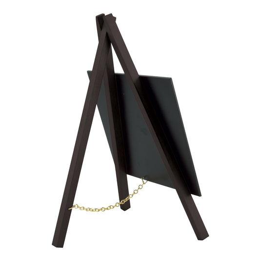 Securit Table Chalkboards - Mini Easel - Black 24,4x15x13,5cm - Pack of 6