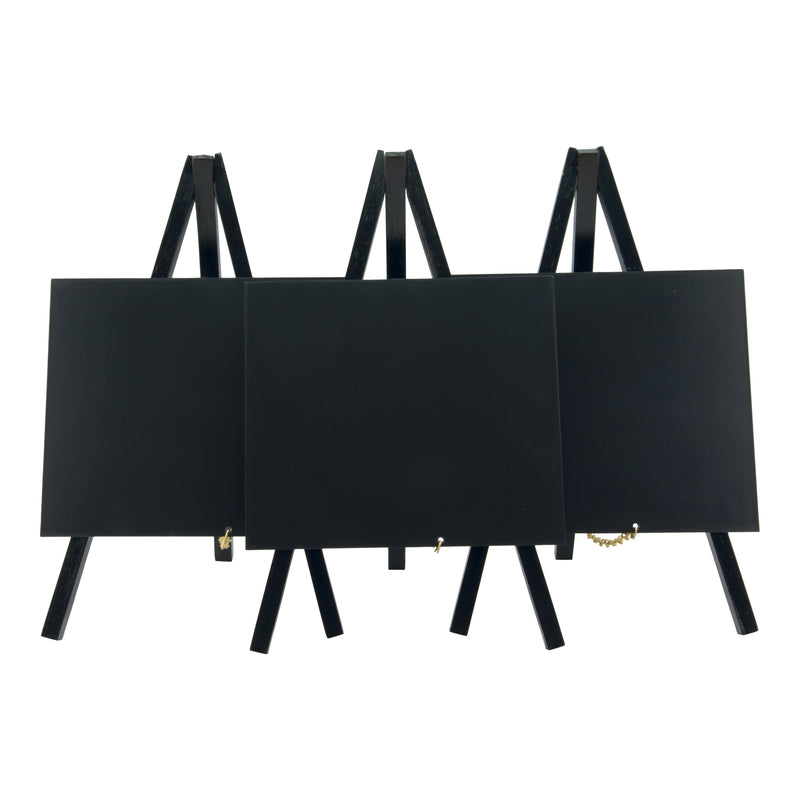 Load image into Gallery viewer, Securit Table Chalkboards - Mini Easel - Black 24,4x15x13,5cm - Pack of 10
