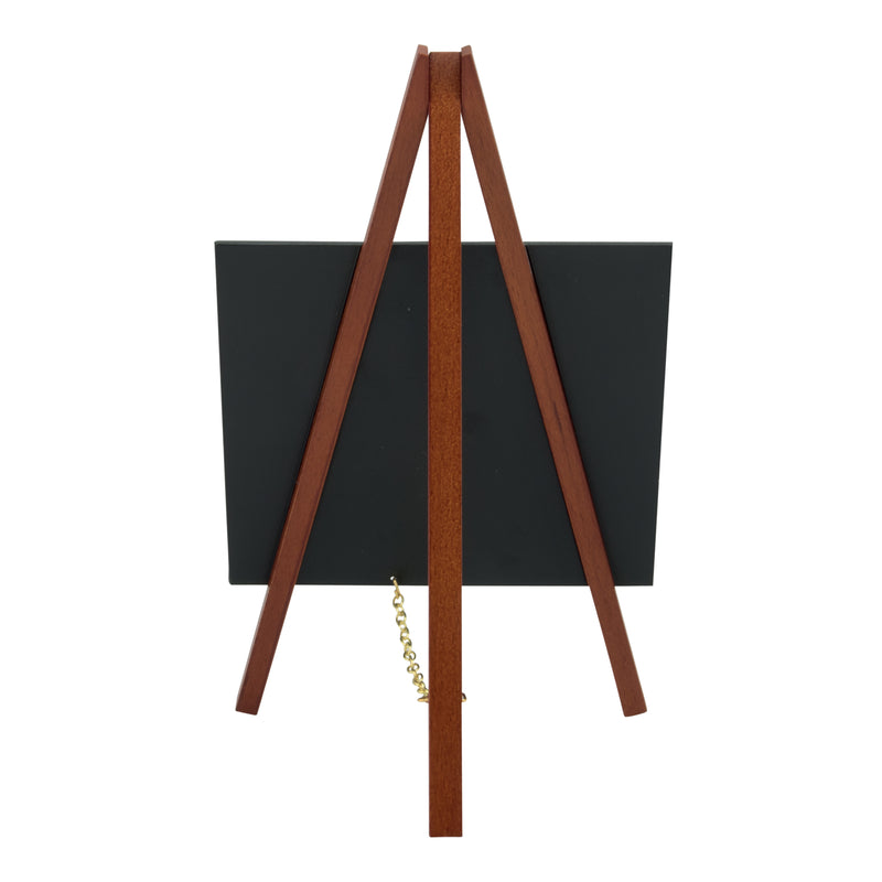 Load image into Gallery viewer, Securit Table Chalkboards - Mini Easel - Mahogany 24,4x15x13,5cm - Pack of 6
