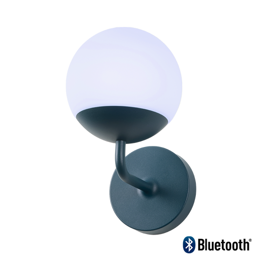 Fermob Mooon! Wall Light Ø15 cm – Acapulco Blue