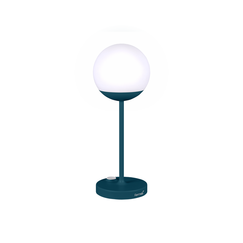Load image into Gallery viewer, Fermob Mooon! Wireless Table Lamp H.41 cm – Acapulco Blue
