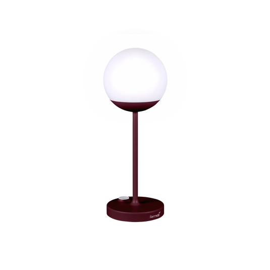 Fermob Mooon! Wireless Table Lamp H.41 cm – Black Cherry