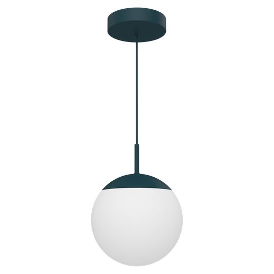 Fermob Mooon! Pendant Light Ø25 cm – Acapulco Blue