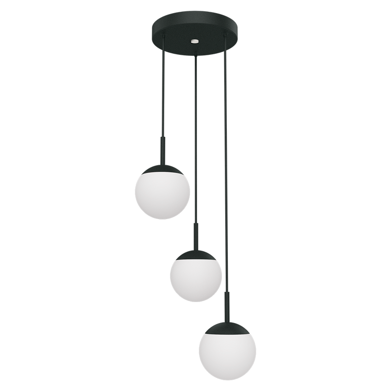 Load image into Gallery viewer, Fermob Mooon! Triple Pendant Lights Ø15 cm – Anthracite
