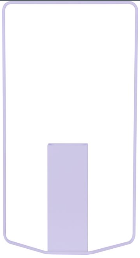 Load image into Gallery viewer, Fermob Itac rectangular vase in Marshmallow Blue, 62cm tall, showcasing its sleek modern design and vibrant color.
