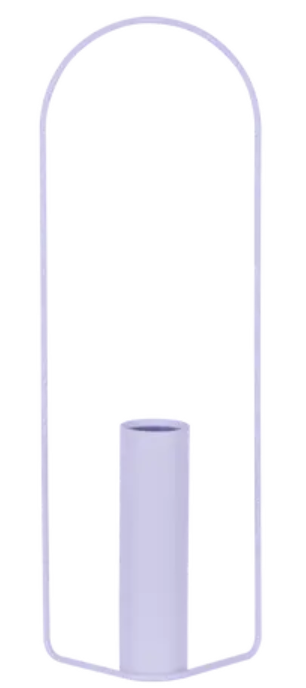 Load image into Gallery viewer, Fermob Itac cylindrical vase in white, 76cm tall, with matching accessories, displayed on a neutral background.
