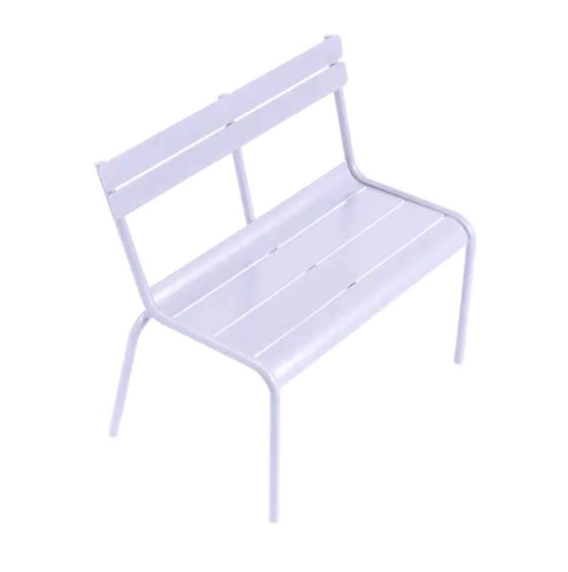 Load image into Gallery viewer, Fermob Luxembourg kid bench with a colorful marshmallow design, suitable for restaurant or play area seating.
