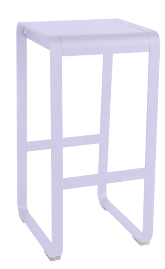 Load image into Gallery viewer, Fermob Bellevie high bar stool with a sleek design, suitable for outdoor use, shown with a modern outdoor setting.
