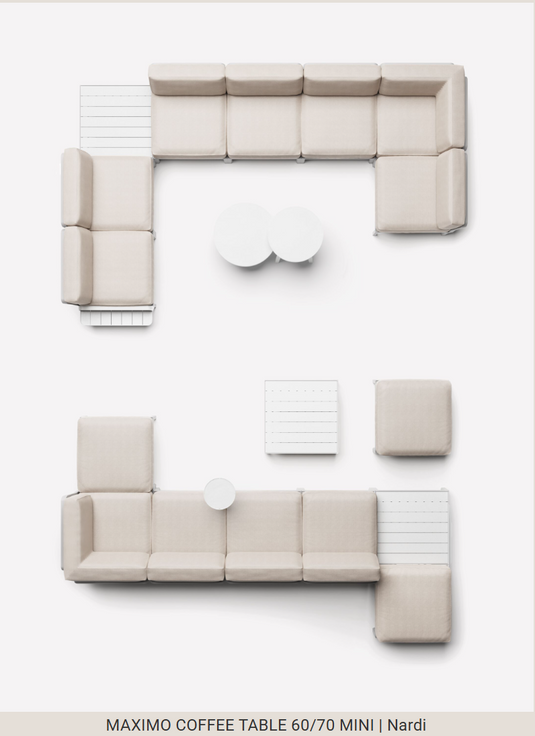 Maximo Tavolino Mini 70 Round Outdoor Table-Coffe Table