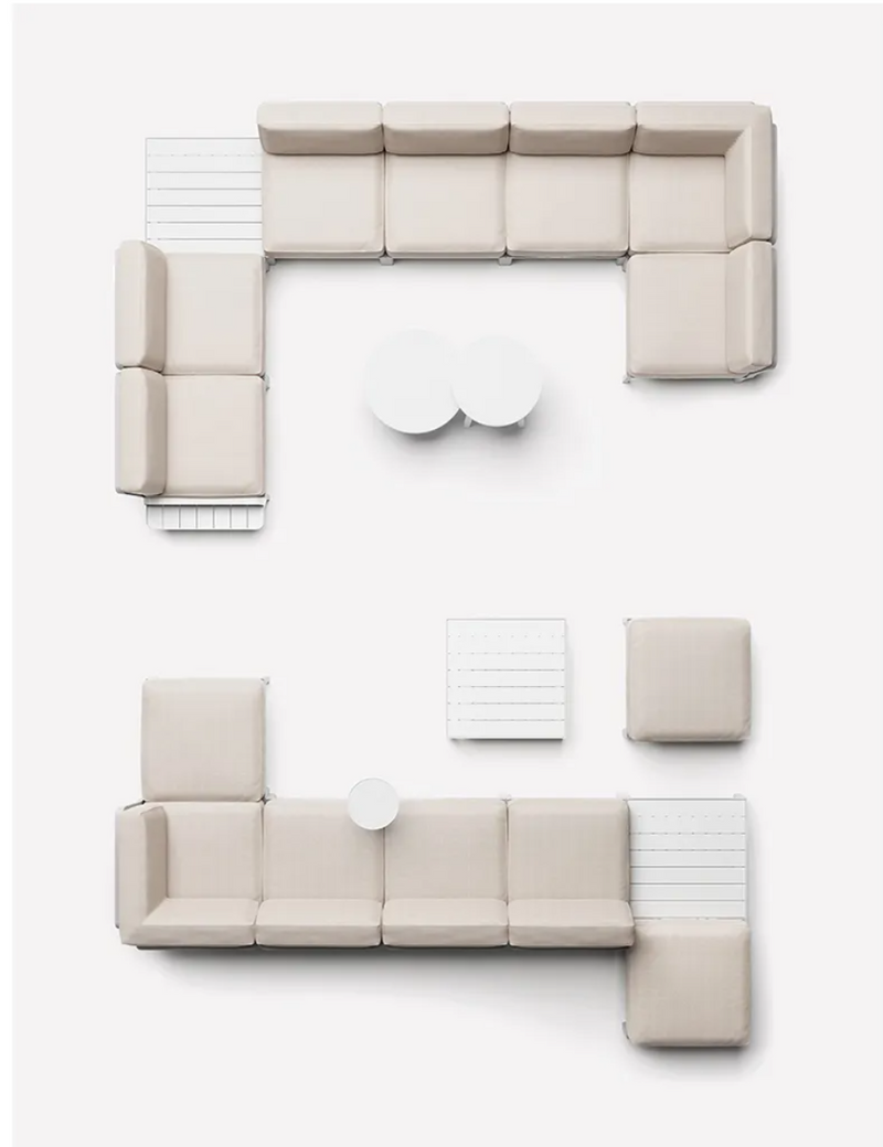 Load image into Gallery viewer, Nardi Maximo modular sofa center seat in a modern living room with soft fabric upholstery and stylish design.
