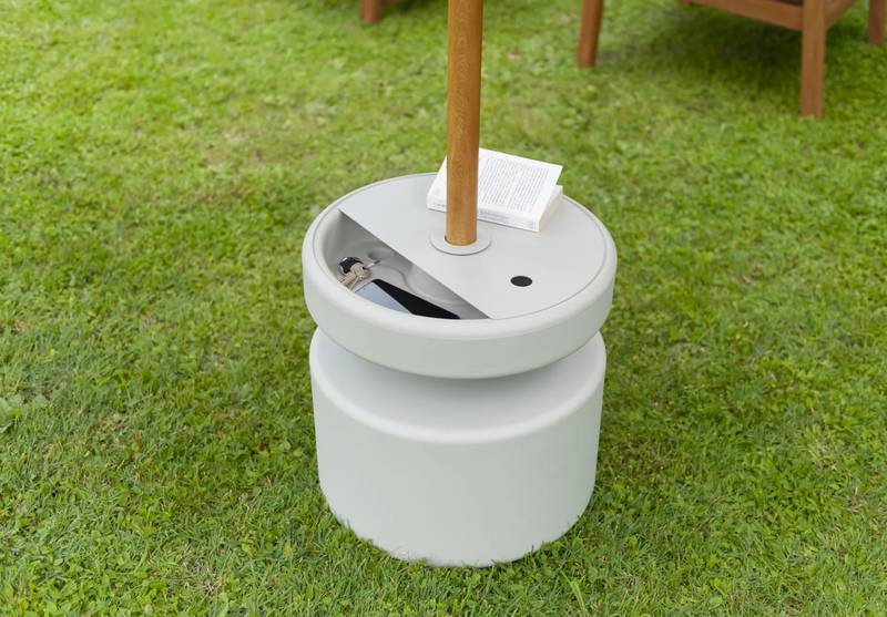 Load image into Gallery viewer, Universal Moulded Parasol Base with Storage
