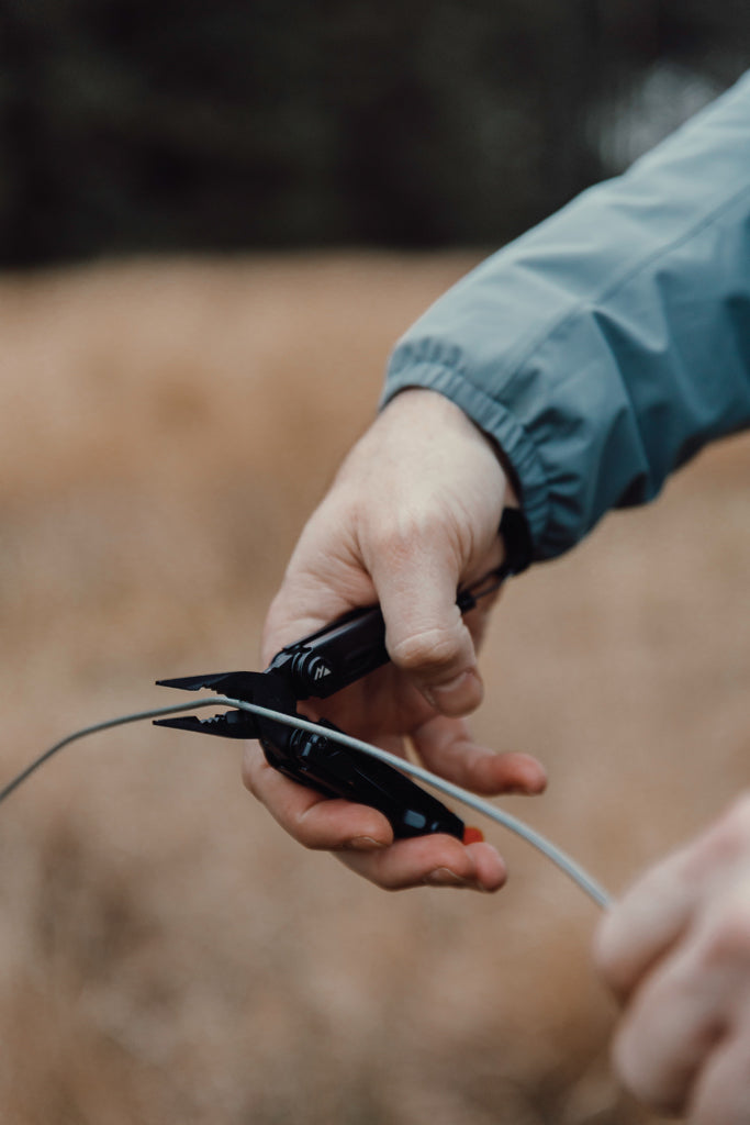 Load image into Gallery viewer, Nordic Drift Nordic Drift Adventure multi-function pliers with black handles, versatile tool for gripping and cutting tasks.
