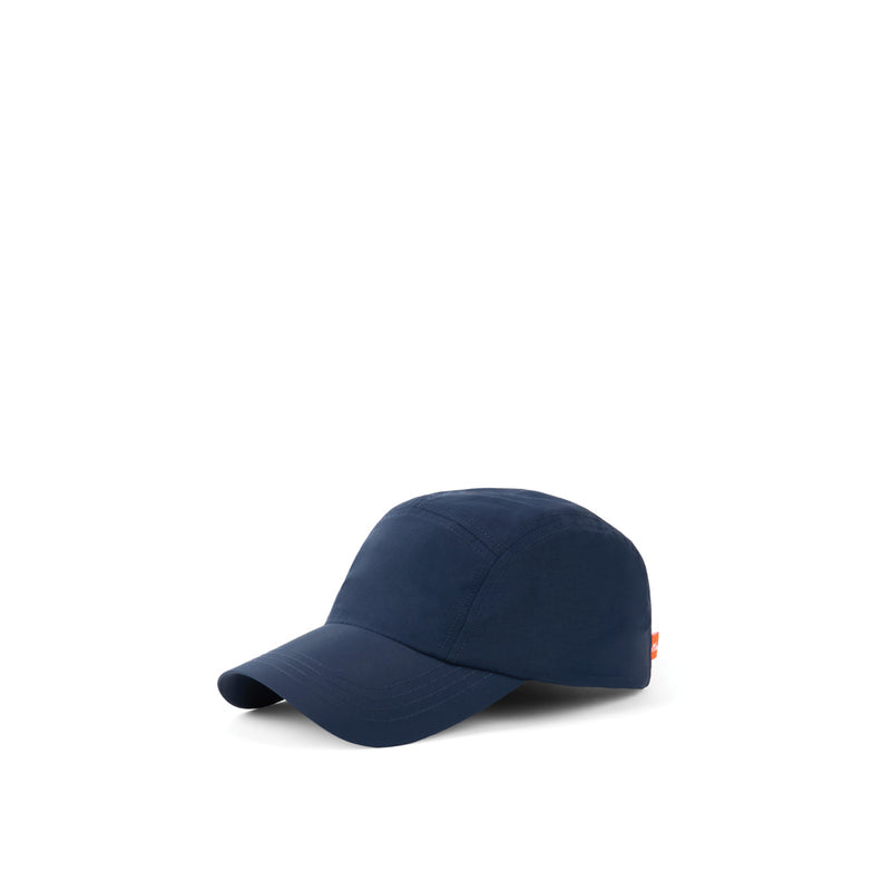 Load image into Gallery viewer, Nordic Drift RCS Aero UPF 50+ cap showing a sleek black headwear design with the Nordic Drift logo on the front.
