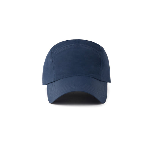 Nordic Drift RCS Aero UPF 50+ cap, navy blue headwear with curved brim and adjustable strap, designed for sun protection.