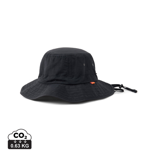 Nordic Drift RCS Horizon UPF 50+ bucket hat in beige, lightweight headwear with wide brim for sun protection.