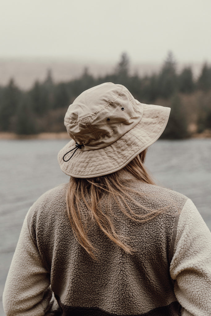 Load image into Gallery viewer, Nordic Drift RCS Horizon UPF 50+ bucket hat in lightweight fabric, featuring wide brim and stylish design for sun protection.
