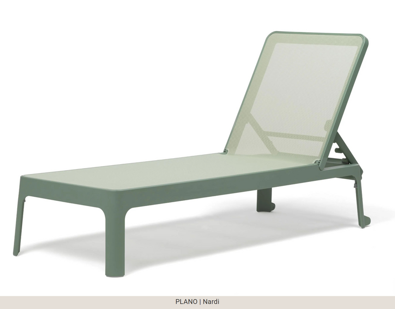 Load image into Gallery viewer, Plano Nardi outdoor sun lounger Ireland poolside recliner hotel furniture polypropylene sunbed stackable patio lounger
