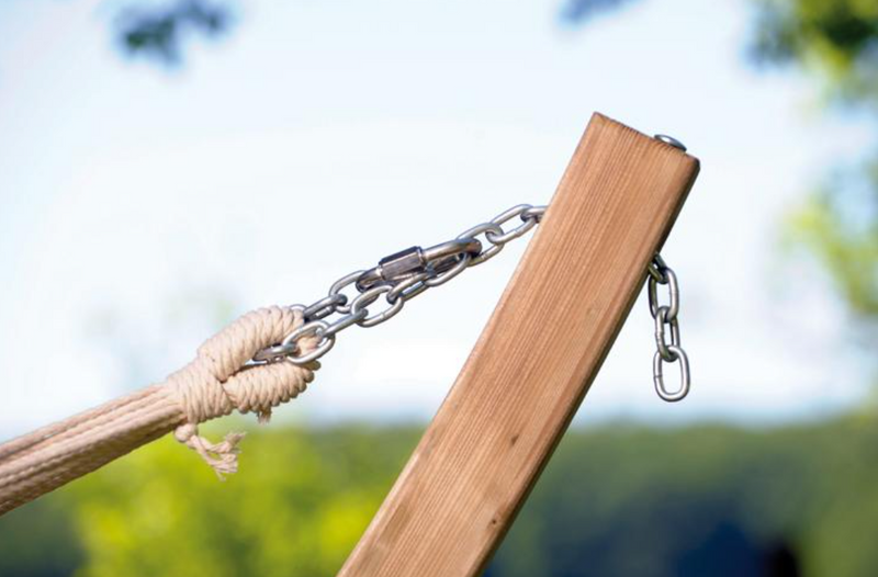 Load image into Gallery viewer, Natura Macramé Hammock with Wooden Frame SET
