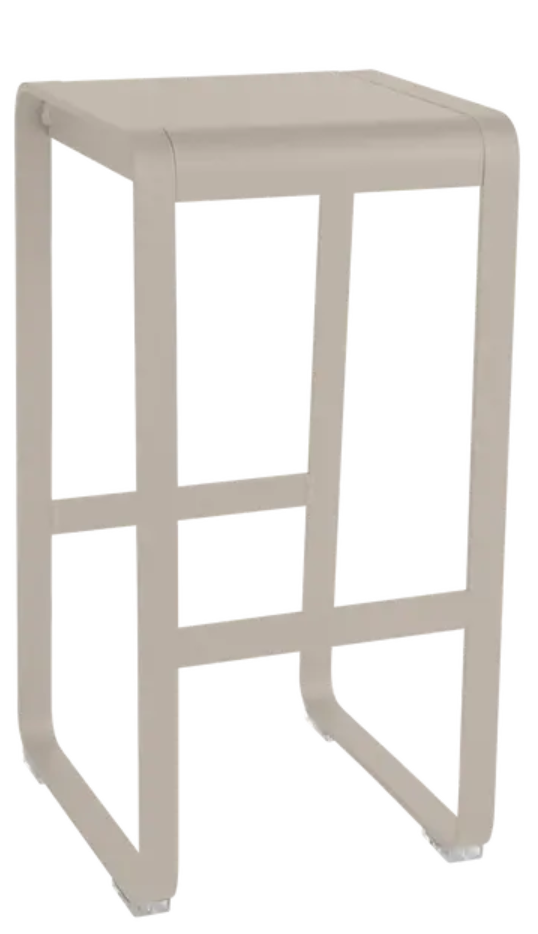 Load image into Gallery viewer, Fermob Bellevie high bar stool with nutmeg finish, featuring a sleek outdoor design and modern style.

